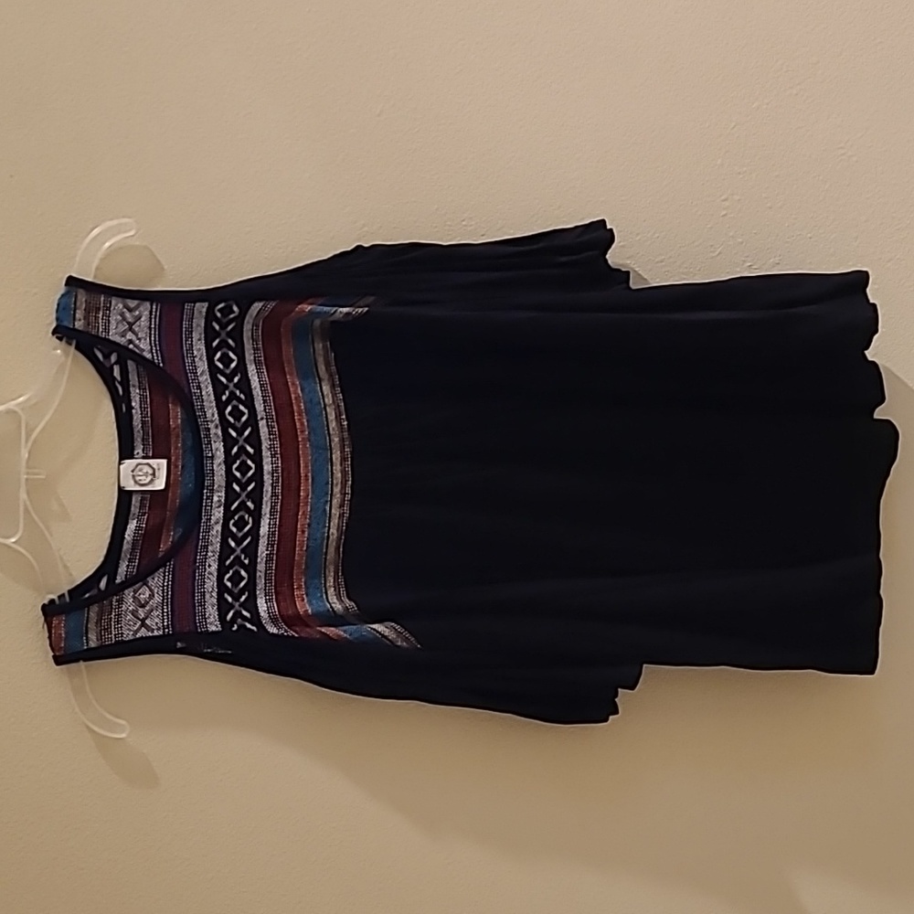 Cold Shoulder Women's Blouse - Aztec Inspired
